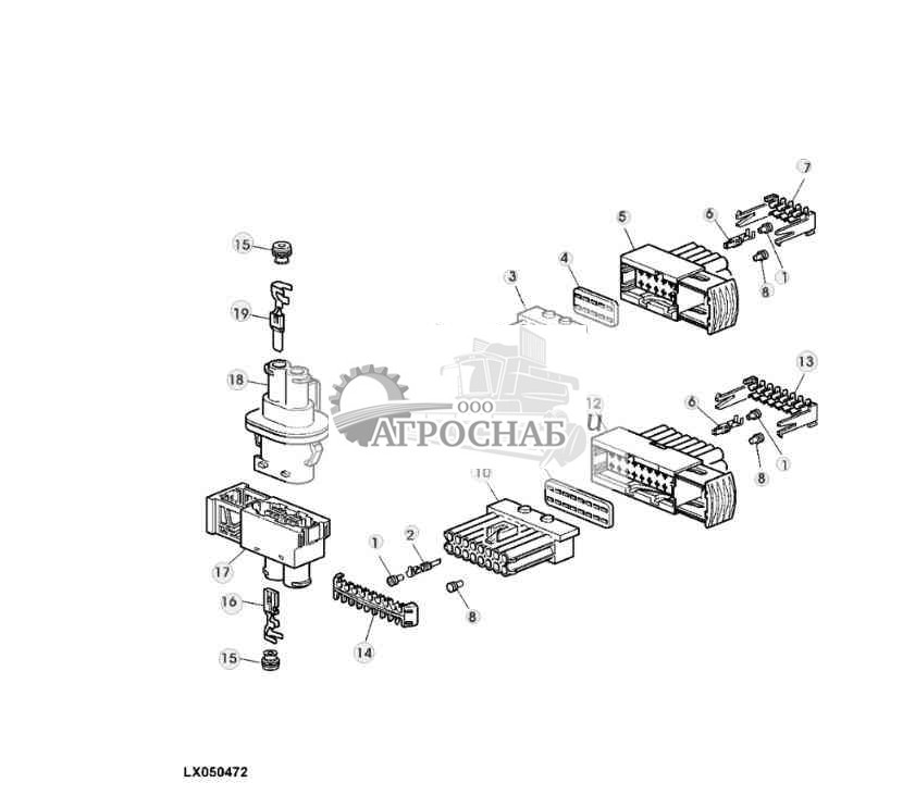 РАЗЪЕМЫ 2-, 10- ИЛИ 16-КОНТАКТНЫЕ 